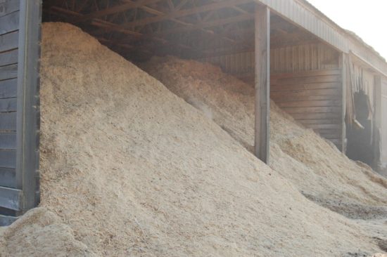 Sawdust bedding large bin