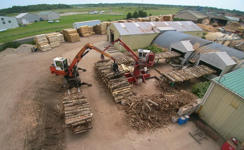 Making wood chips